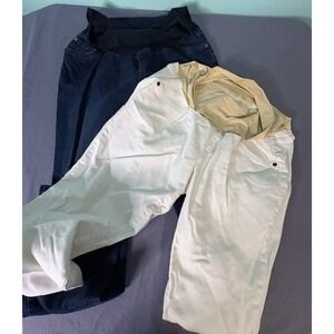 L Maternity Lot of 4-  Dress, Jeans, Tank-aglow, Motherhood, Isabel, Indigo Blue